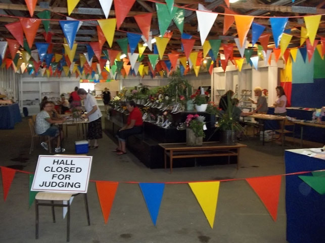 hall closed for homecraft judging